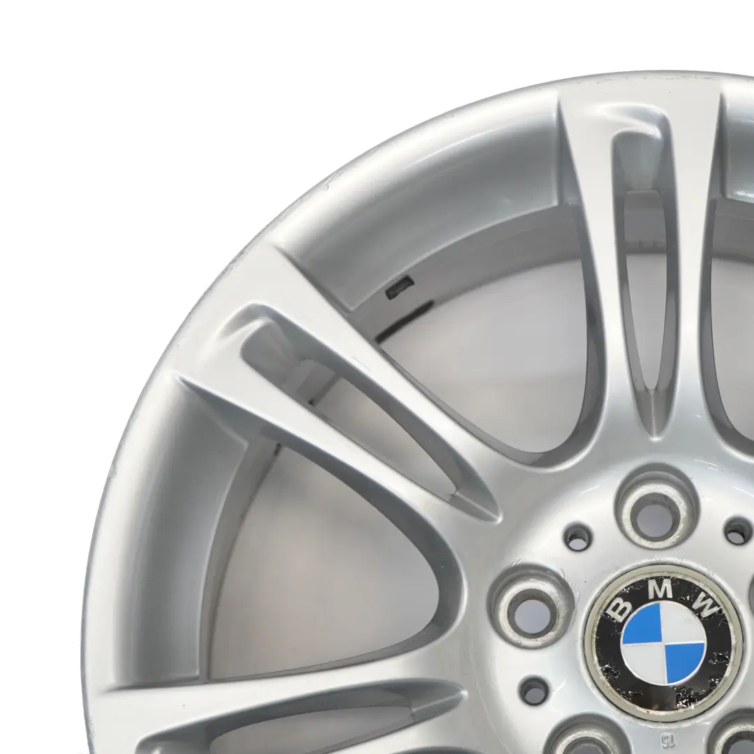 BMW F10 F11 F12 Silver Wheel Alloy Rim M Double Spoke 350 8J 18" ET:30 7842650