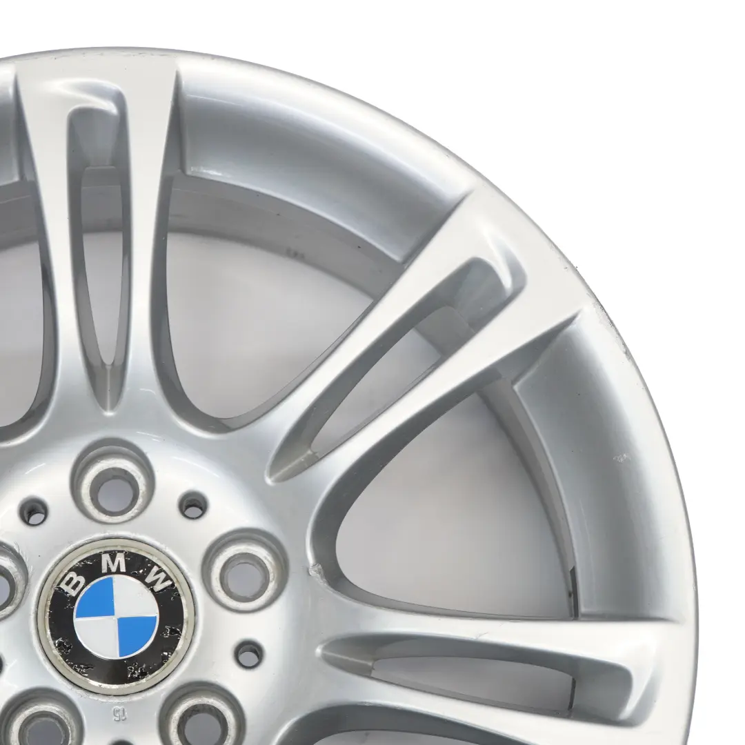 BMW F10 F11 F12 Silver Wheel Alloy Rim M Double Spoke 350 8J 18" ET:30 7842650