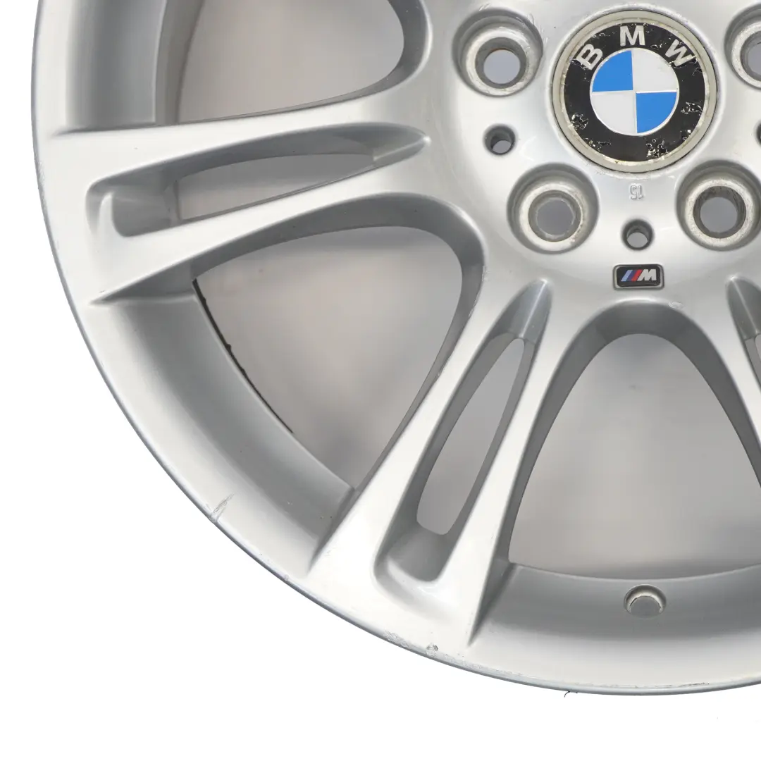 BMW F10 F11 F12 Silver Wheel Alloy Rim M Double Spoke 350 8J 18" ET:30 7842650