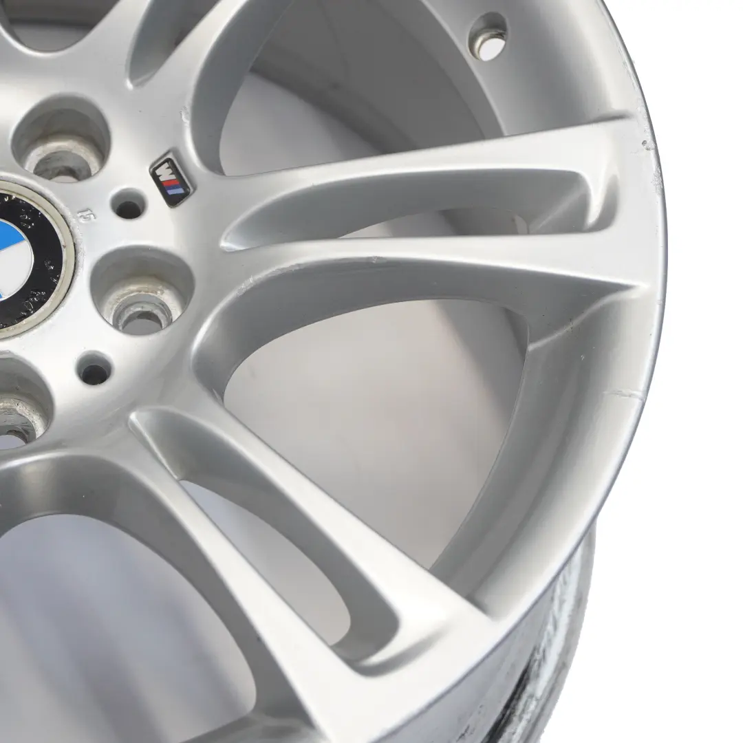 BMW F10 F11 F12 Silver Wheel Alloy Rim M Double Spoke 350 8J 18" ET:30 7842650
