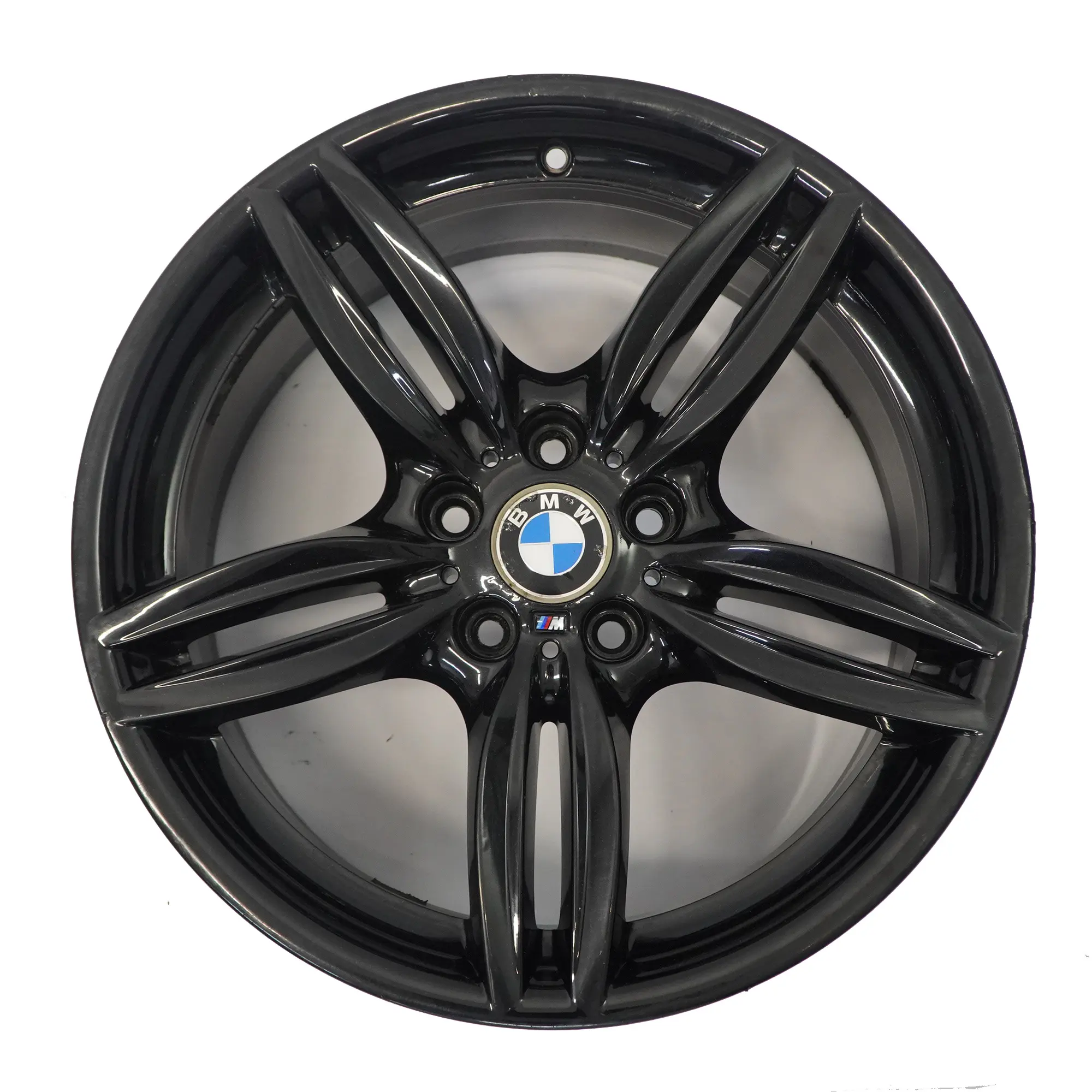 BMW F10 F12 Black Rear Wheel Alloy Rim M Double Spoke 351 9J 19" ET:44 7842653