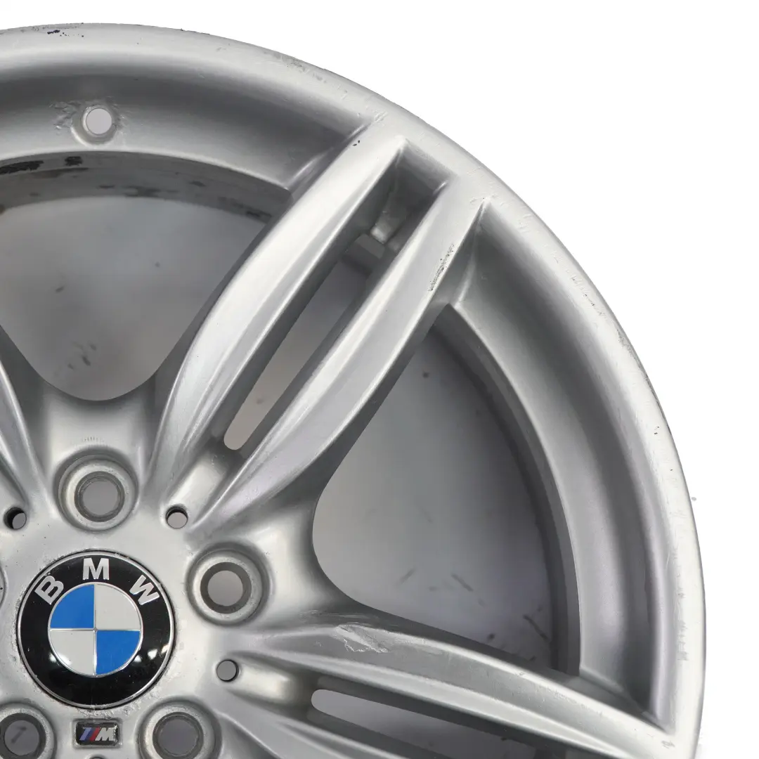 BMW F10 F12 llanta trasera aleación plata M doble radio 351 9J 19 "ET:44 7842653