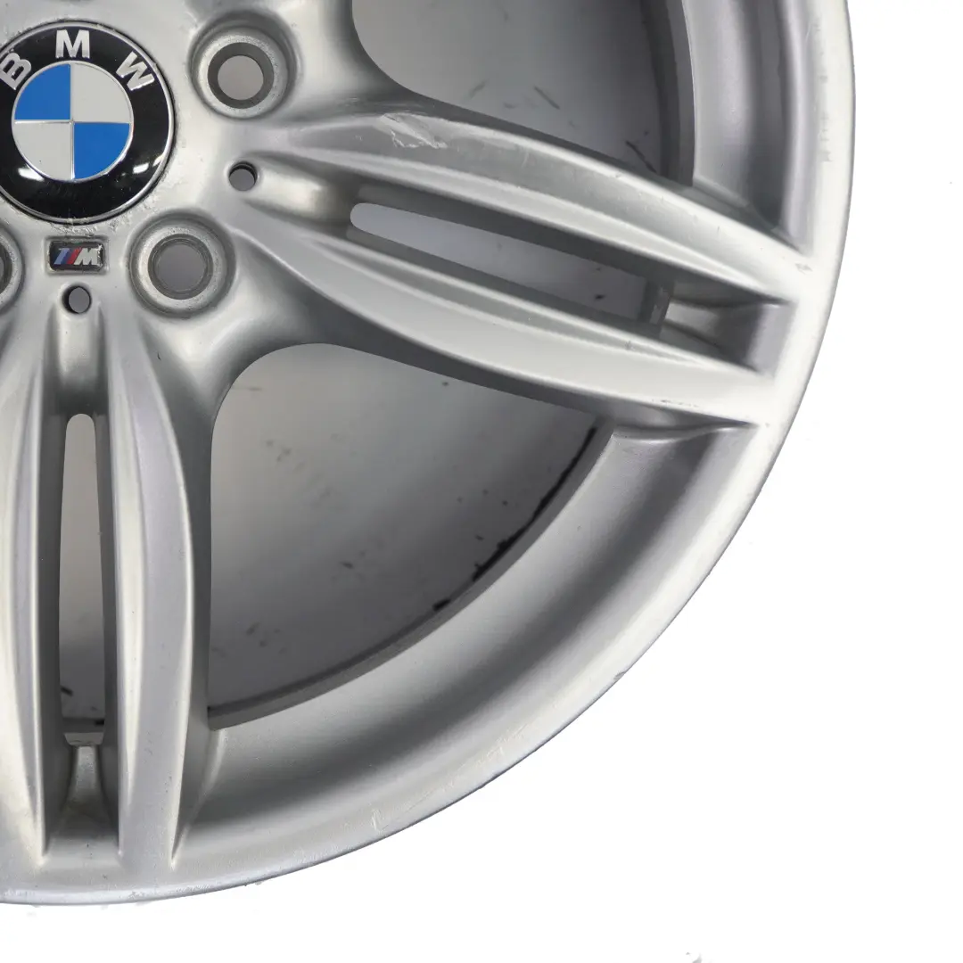 BMW F10 F12 llanta trasera aleación plata M doble radio 351 9J 19 "ET:44 7842653