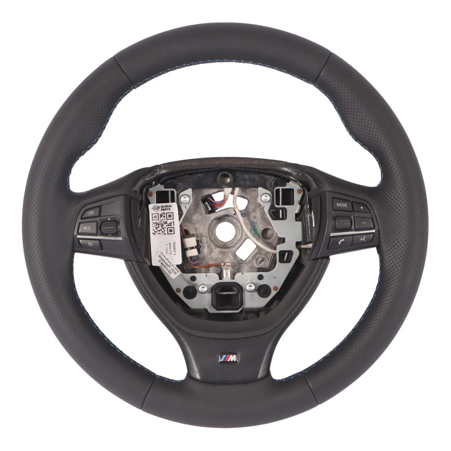 BMW F01 F07 GT F10 F11 F12 NEW Black Leather M Sport Steering Wheel