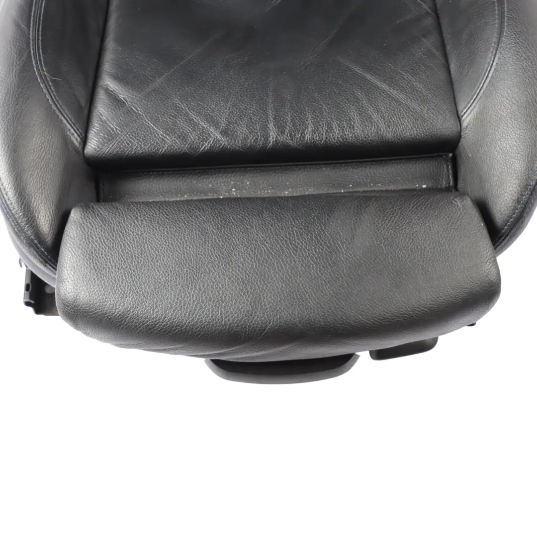 Front Seat BMW E90 E91 LCI Right O/S M Sport Black Leather Dakota Blue Stitching