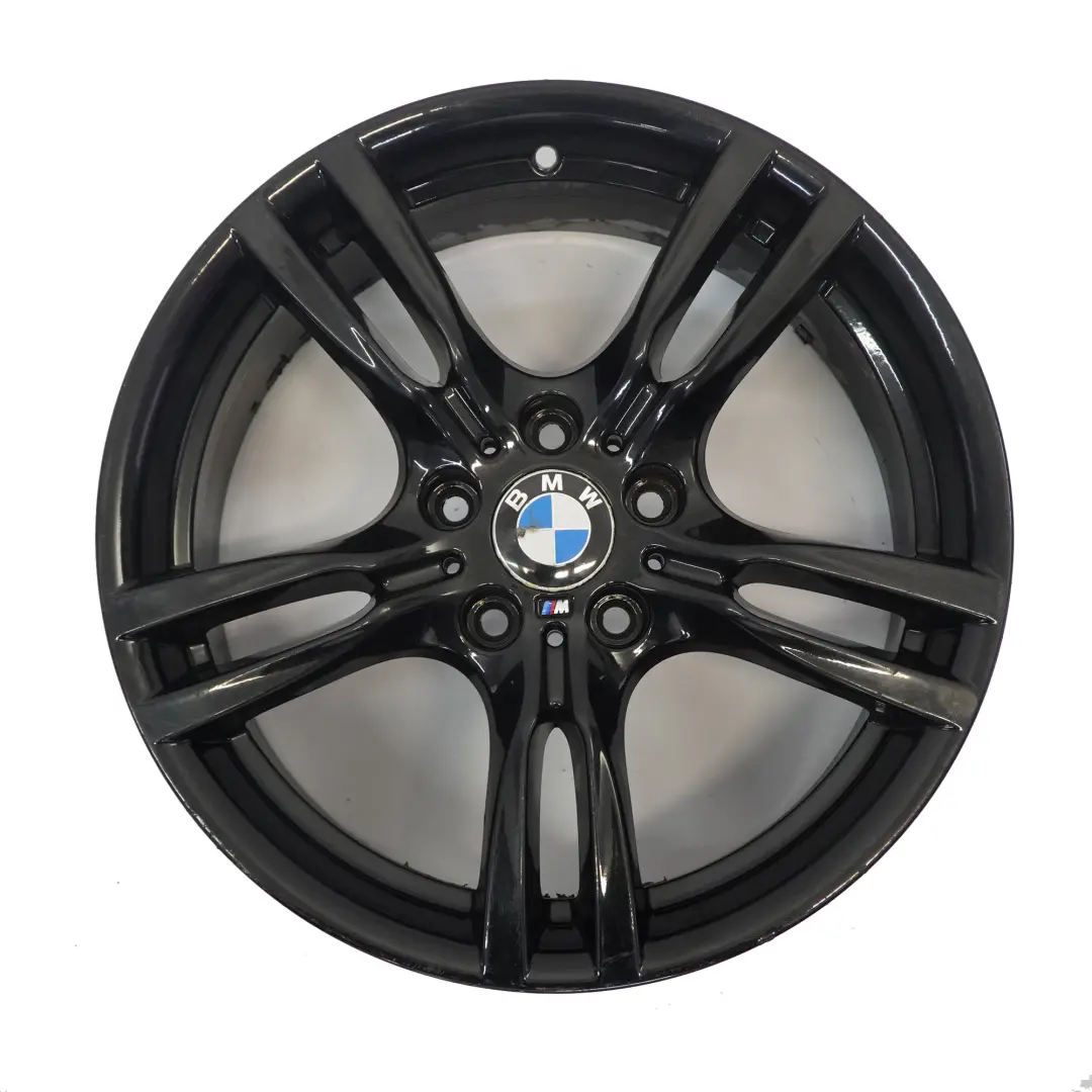 BMW F30 F31 F32 F33 Schwarz Alu Felge Alufelge 18" M Sternspeiche 400 8J ET:34