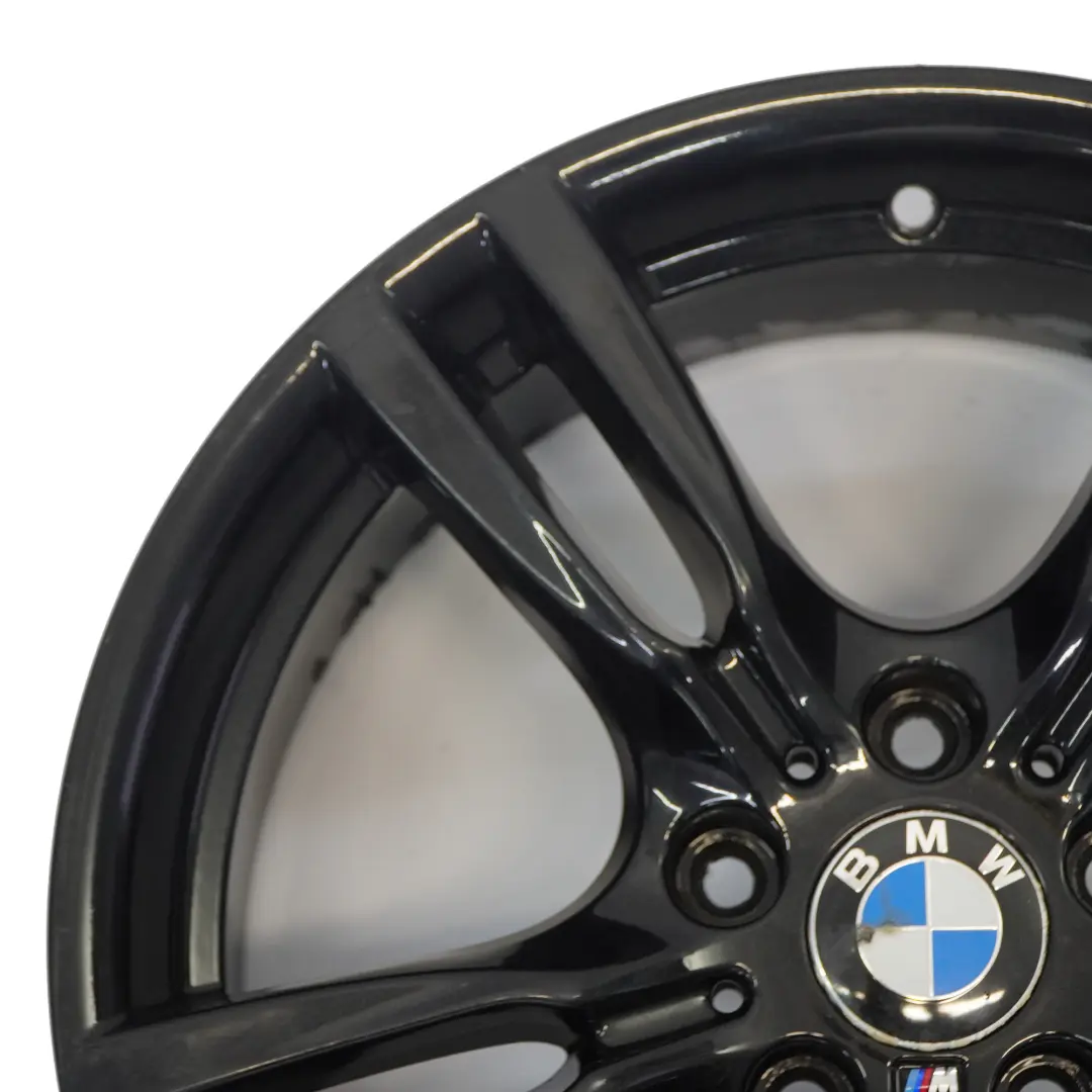 BMW F30 F31 F32 F33 Schwarz Alu Felge Alufelge 18" M Sternspeiche 400 8J ET:34