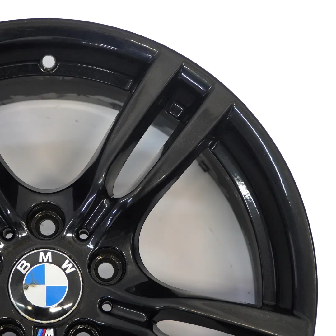 BMW F30 F31 F32 F33 Schwarz Alu Felge Alufelge 18" M Sternspeiche 400 8J ET:34