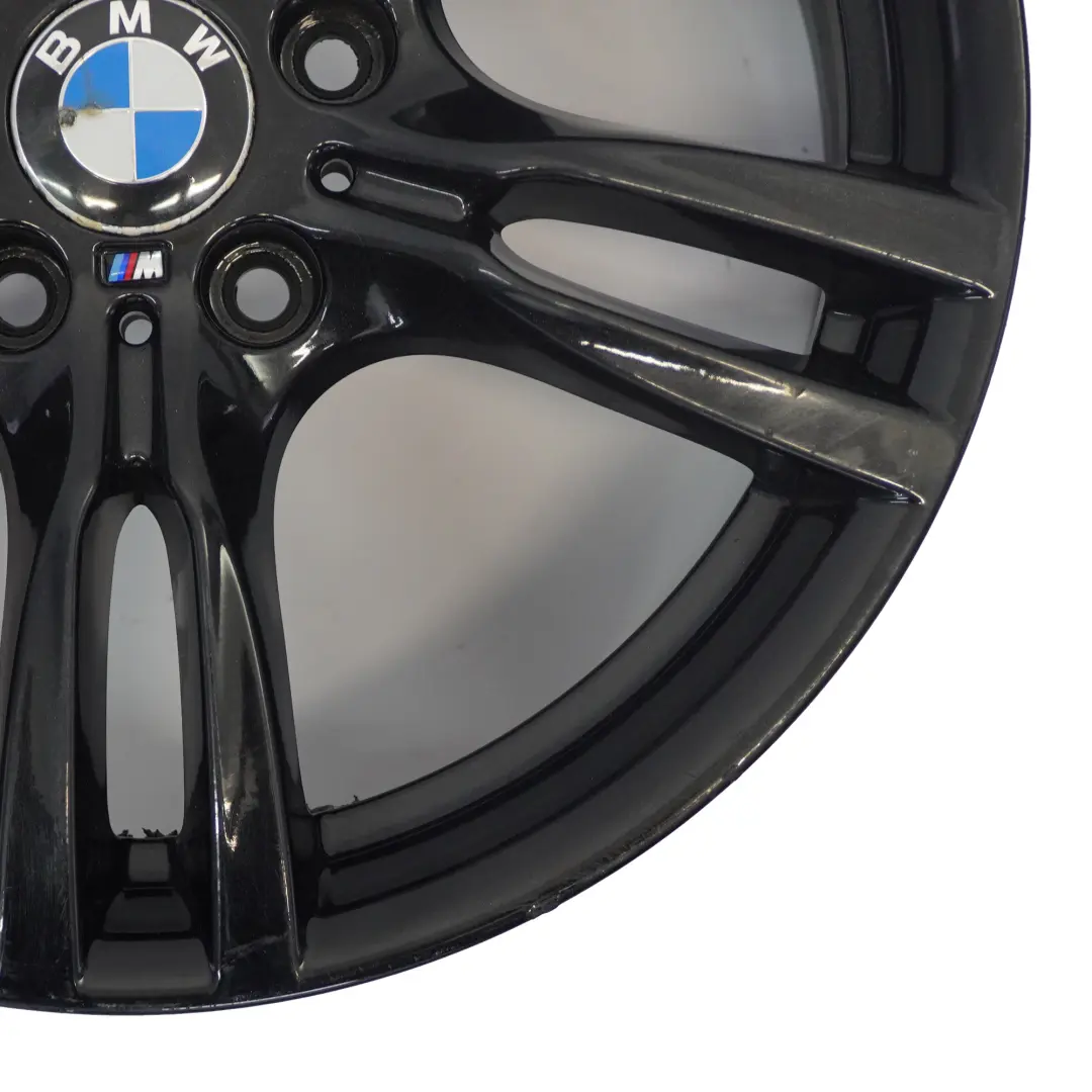 BMW F30 F31 F32 F33 Schwarz Alu Felge Alufelge 18" M Sternspeiche 400 8J ET:34