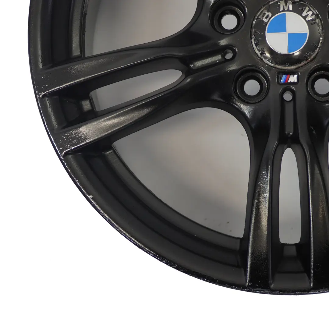 BMW F30 F31 F32 F33 Black Wheel Alloy Rim 18" M Star Spoke 400 8J ET:34 7845880