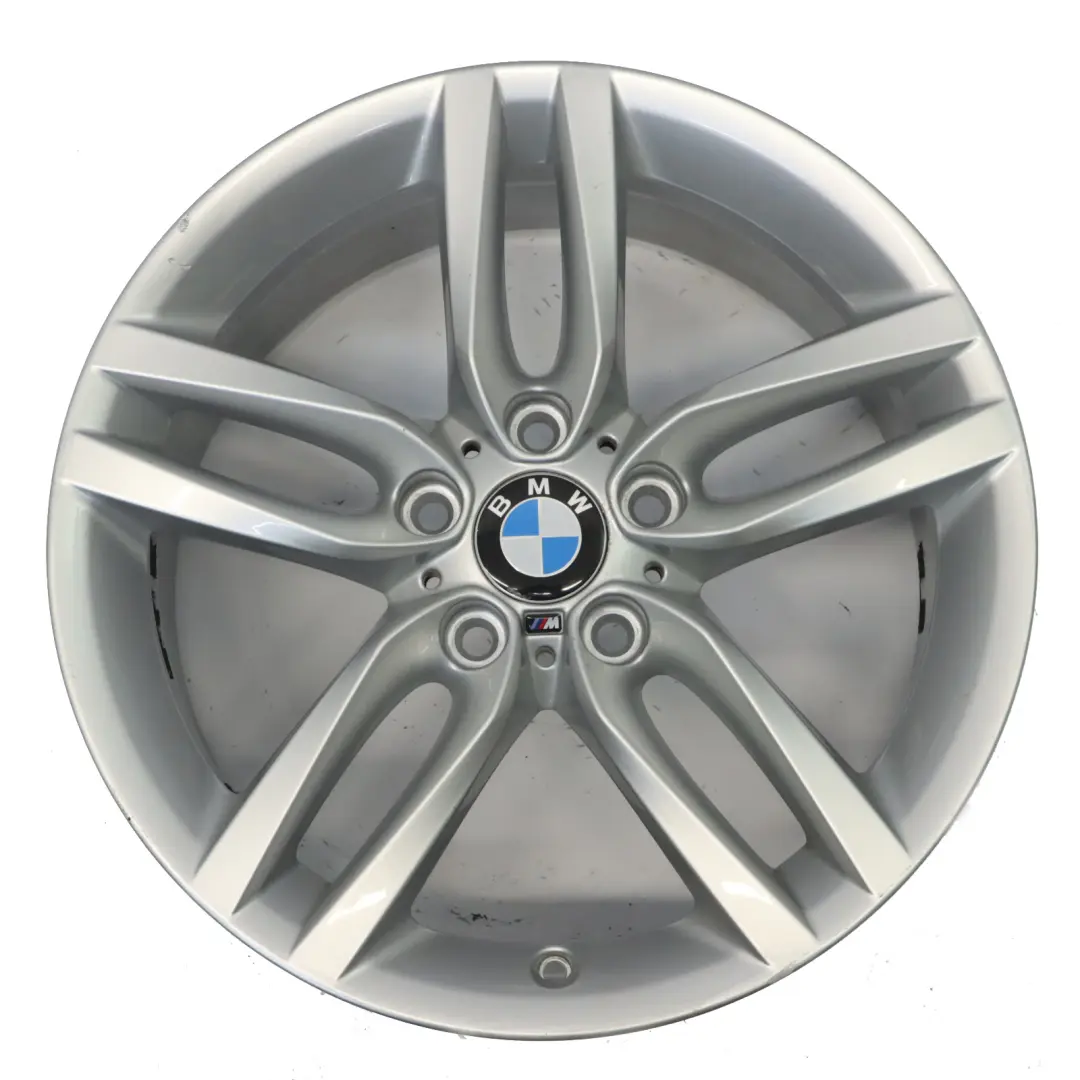 BMW F20 F21 Silver Alloy Wheel Rim 18" 7,5J ET:45 M Double Spoke 461 7846784