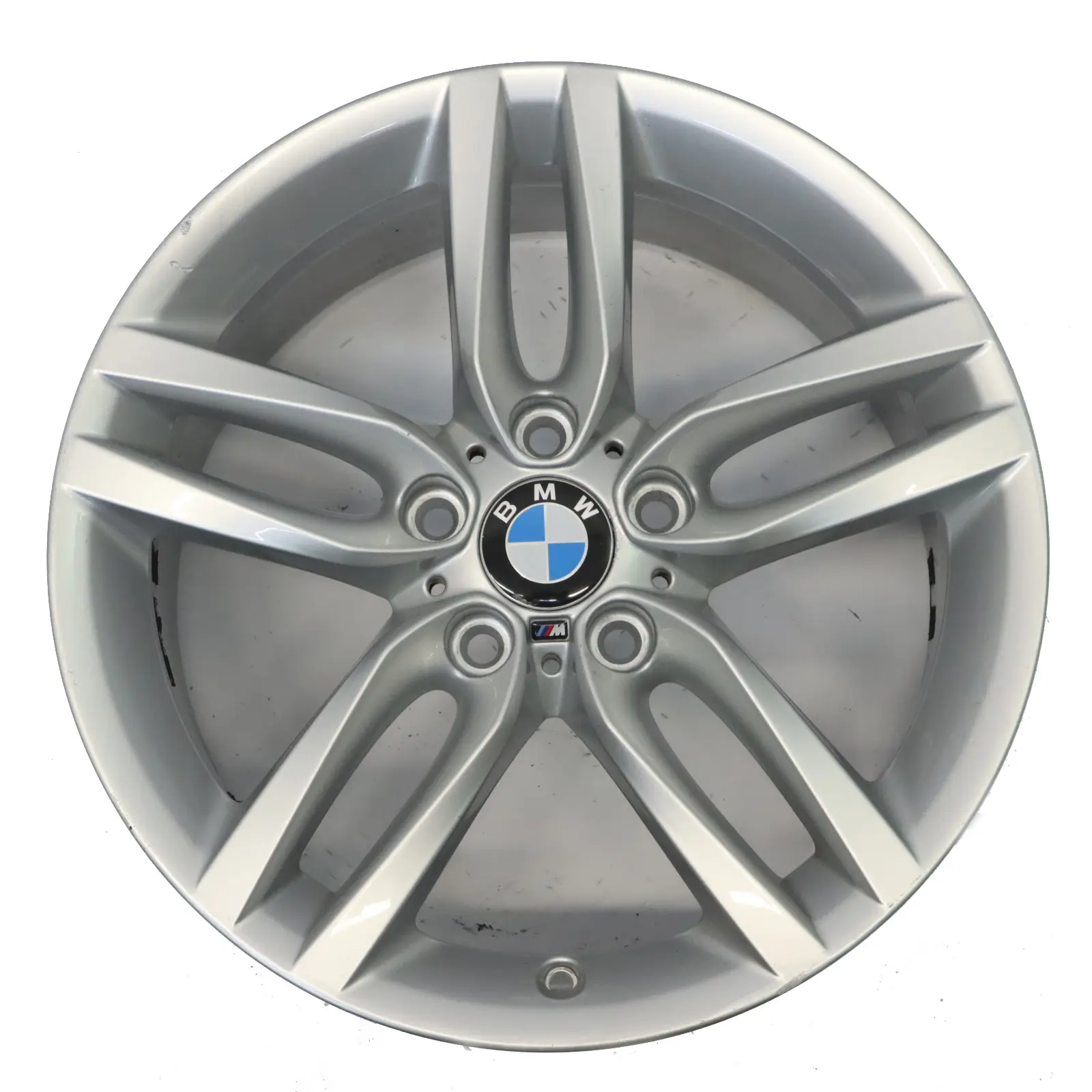 BMW F20 F21 Jantes en alliage argenté 18" 7,5J ET:45 M Double Spoke 461 7846784