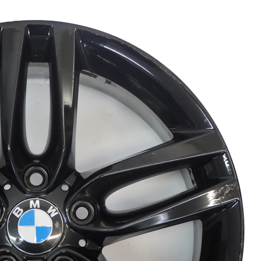 BMW F20 F21 Schwarz Leichtmetallfelge 18" 7,5J ET:45 M Doppelspeiche 461 7846784