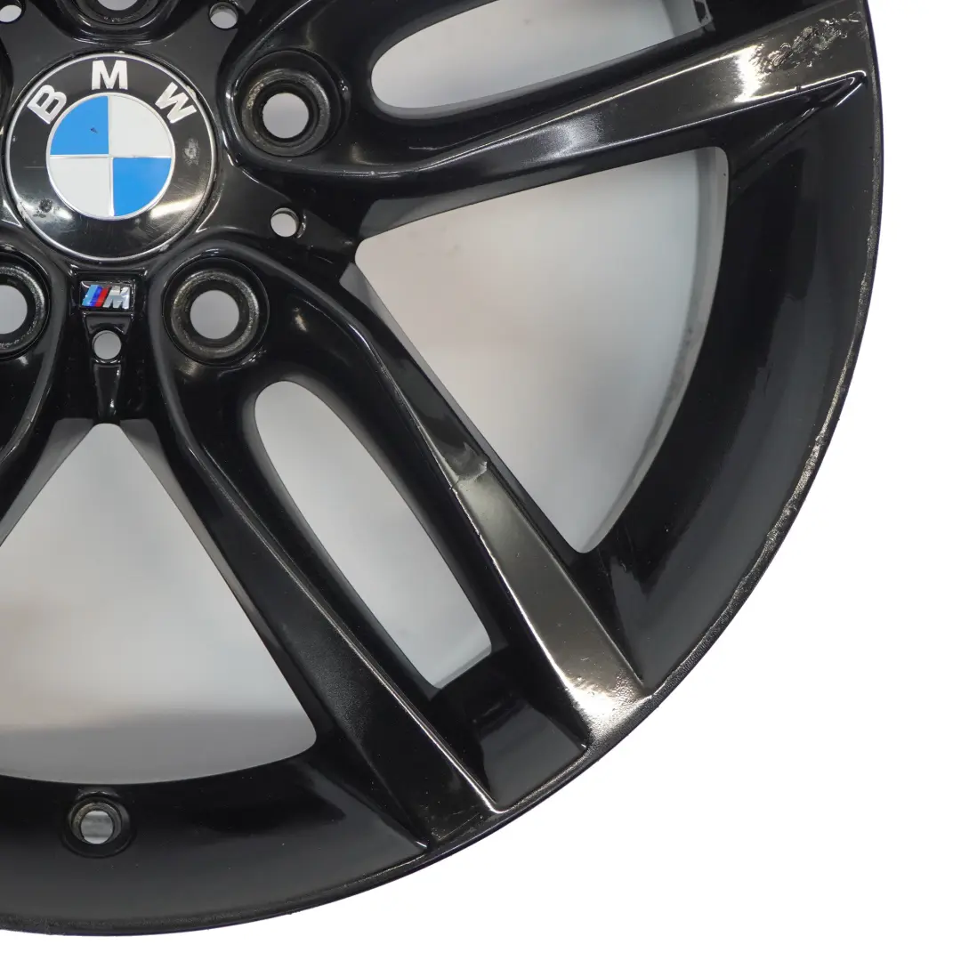 BMW F20 F21 Schwarz Leichtmetallfelge 18" 7,5J ET:45 M Doppelspeiche 461 7846784