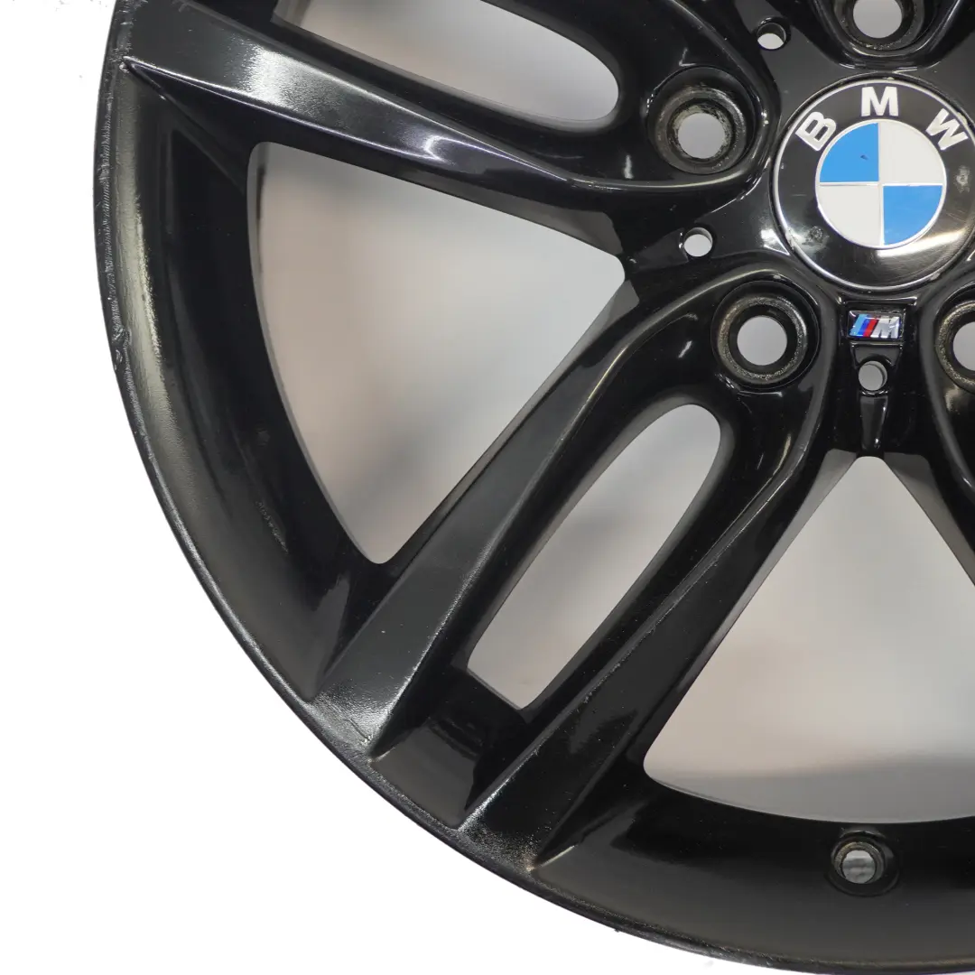 BMW F20 F21 Schwarz Leichtmetallfelge 18" 7,5J ET:45 M Doppelspeiche 461 7846784