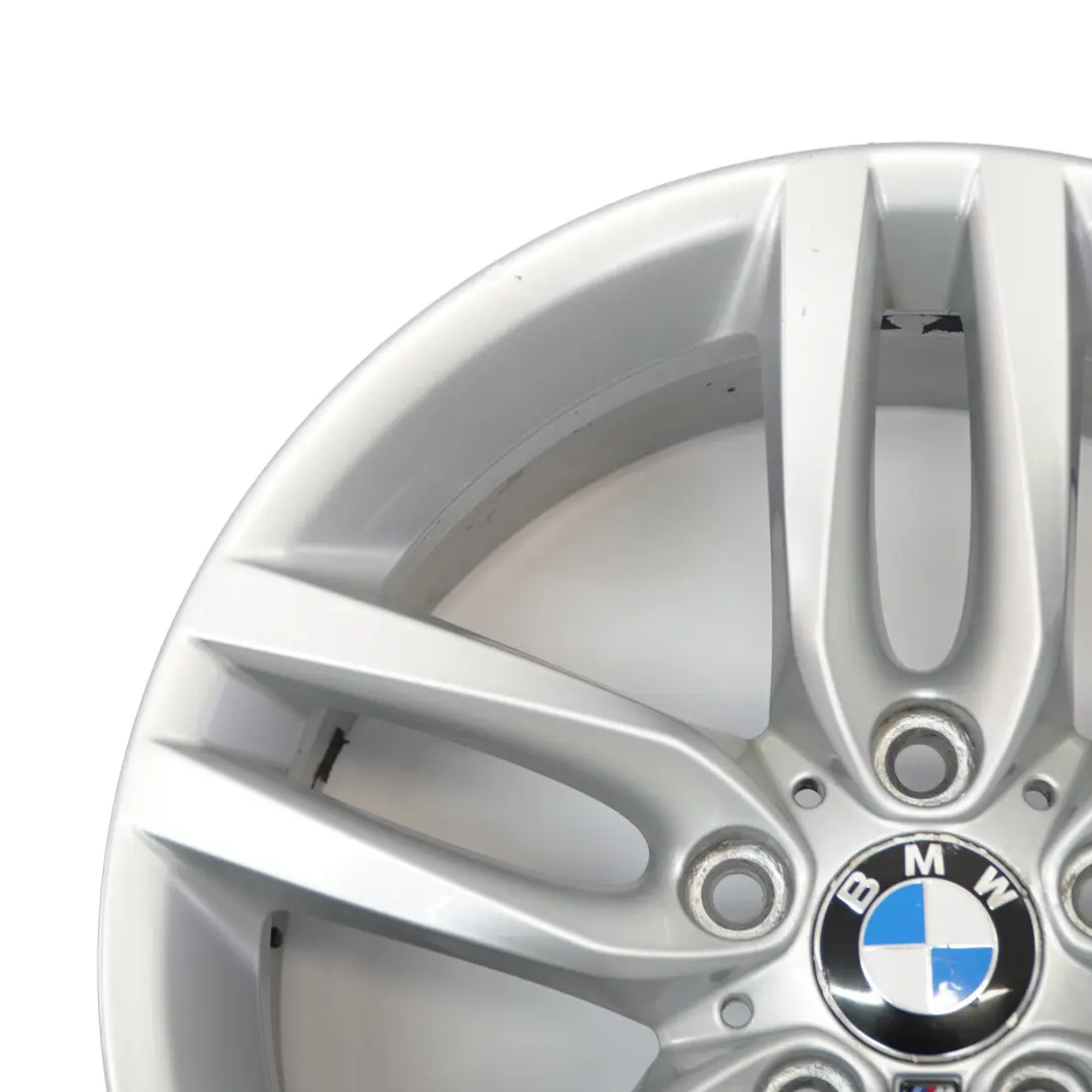 BMW F20 F21 llanta trasera aleación plata 18 "ET:52 8J M doble radio 461 7846785