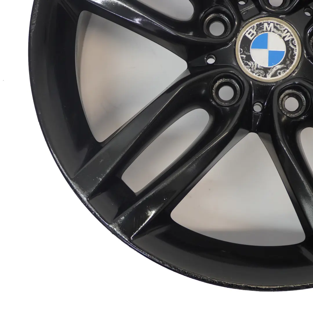 BMW F20 F21 Rear Black Alloy Wheel Rim 18" ET:52 8J M Double Spoke 461 7846785