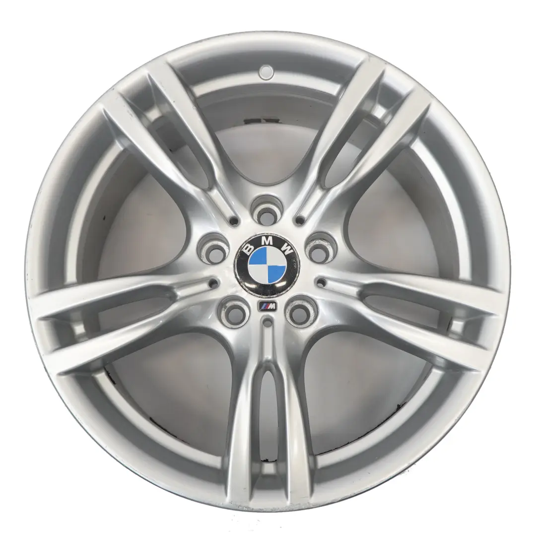 BMW F34 GT Srebrna Felga Aluminiowa 18" 9J M Star Spoke 400 ET:42 7848388