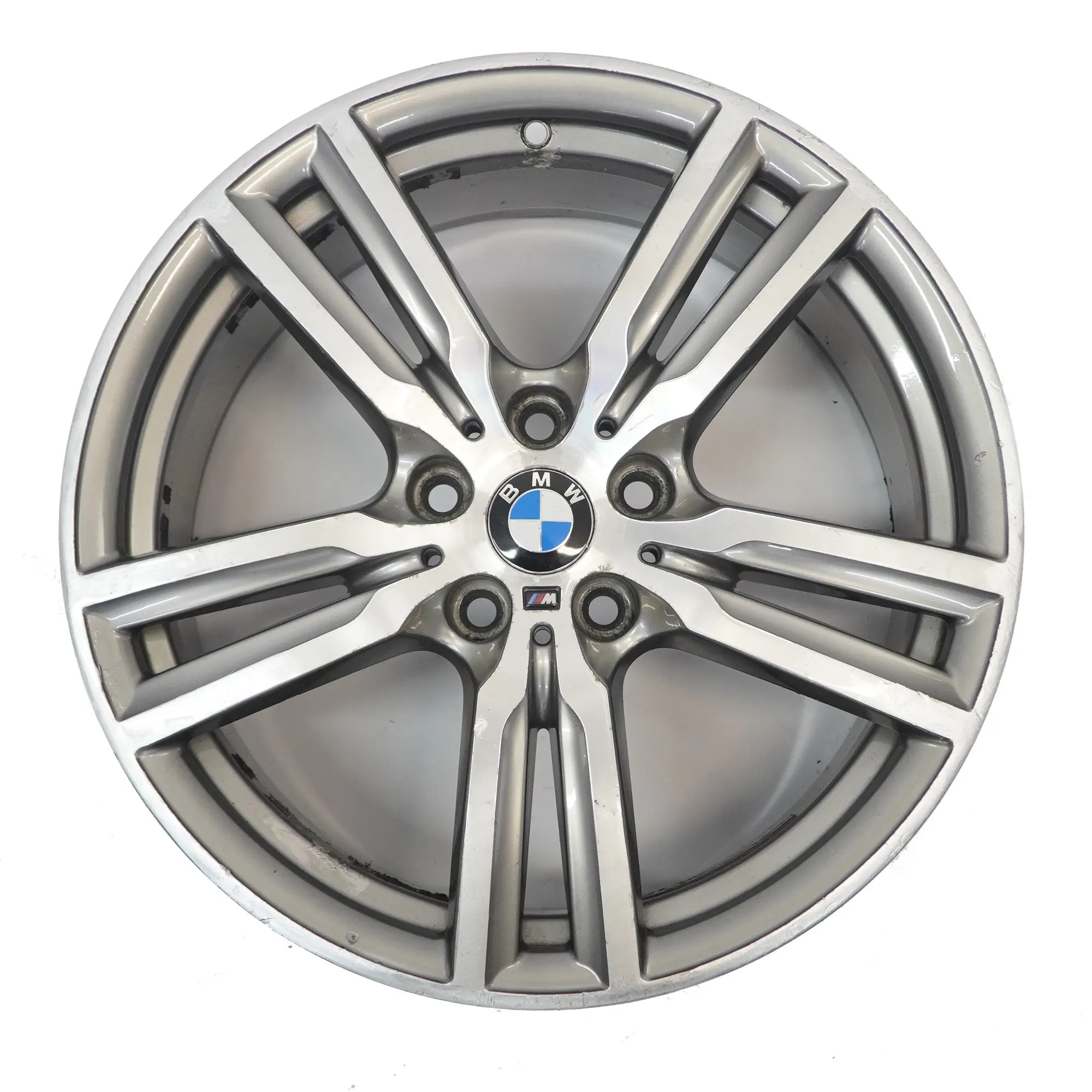 Llanta aleación BMW F45 F46 Gris Férrico 18" M Doble Radio 486 ET:57 8J 7848602