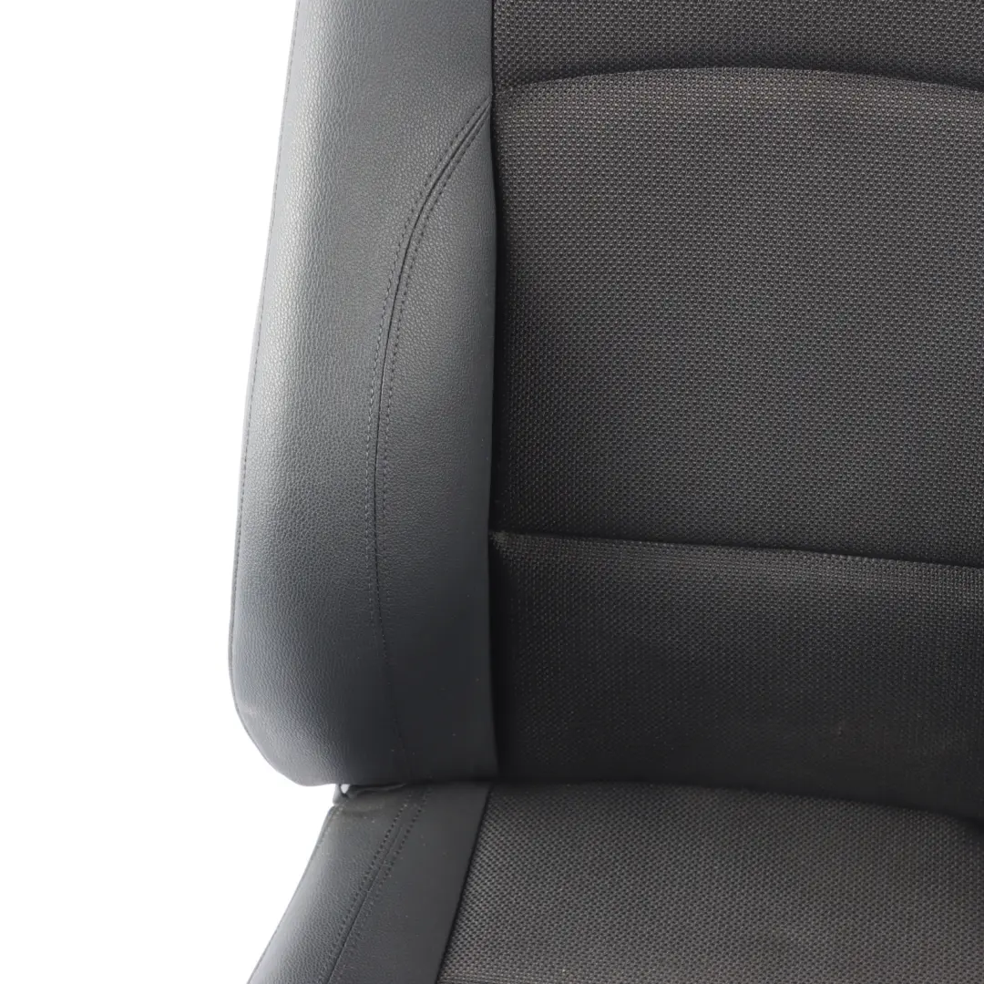 BMW E88 M Sport Seat Front Left N/S Heated Cloth/Imitation Leather Black 