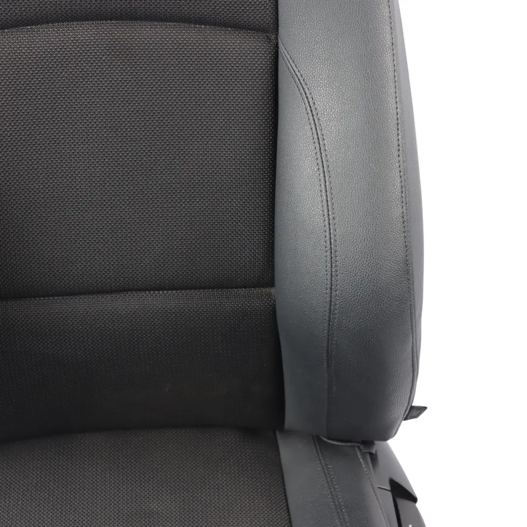 BMW E88 M Sport Seat Front Left N/S Heated Cloth/Imitation Leather Black 