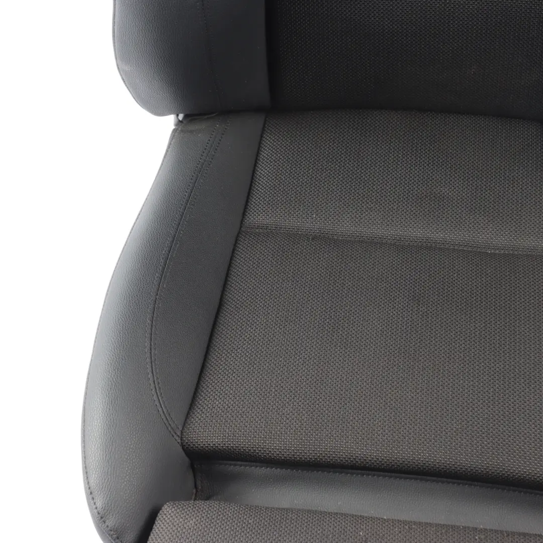 BMW E88 M Sport Seat Front Left N/S Heated Cloth/Imitation Leather Black 