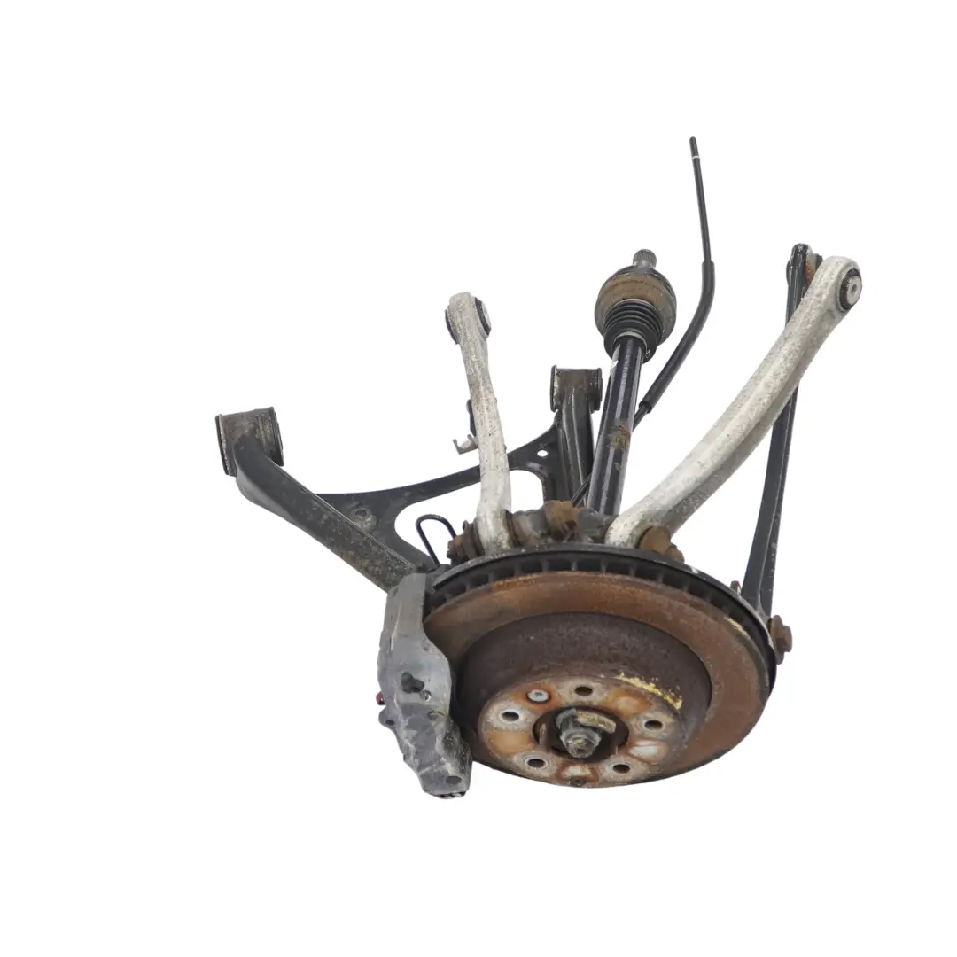 Audi Q7 4L 3.0 TDI Suspension Jambes Arrière Gauche Support Disque de Frein