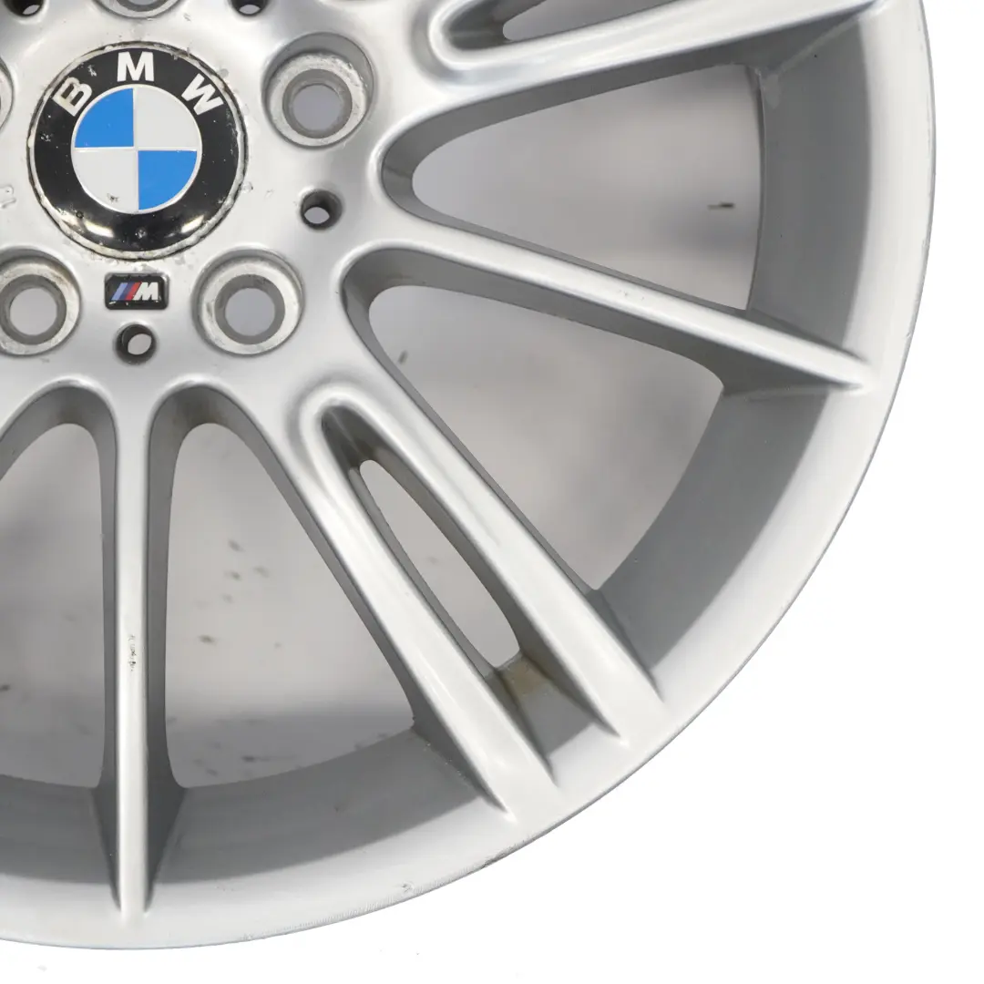 BMW E90 E91 E92 E93 Llanta aleación delantera plateada 18" 34 8J M Spider Spoke