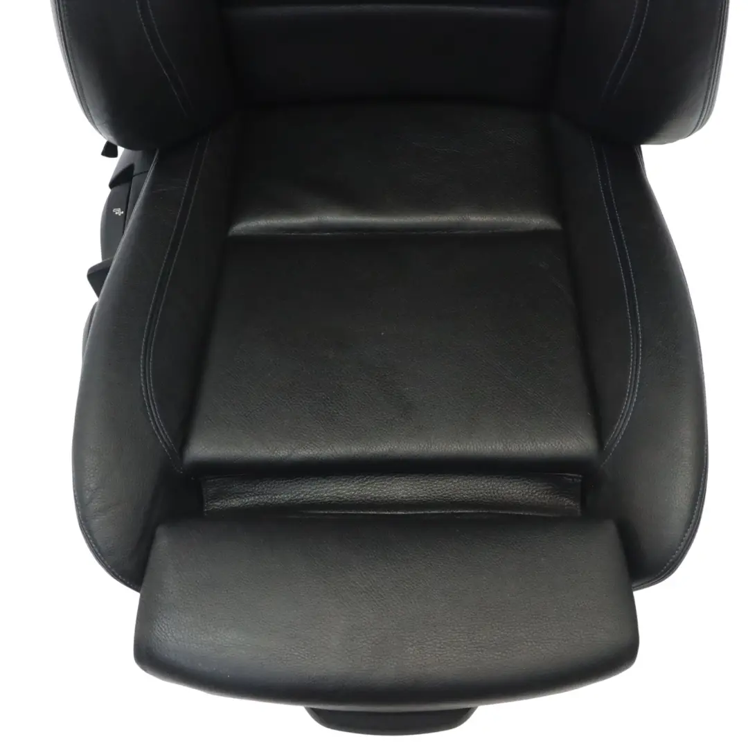 BMW E88 Convertible M Sport Asiento Delantero Derecho Cuero Boston Negro Azul