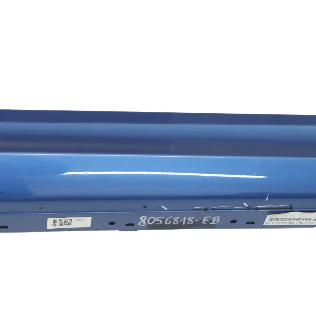 BMW F21 F22 M Sport Sill Strip Side Skirt Right O/S Estoril Blue Metallic - B45