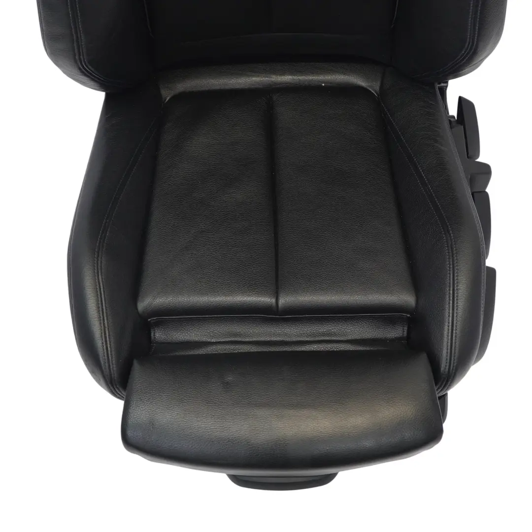 BMW F30 F31 LCI M Sport Seat Front Left N/S Black Leather Dakota Blue Stitching