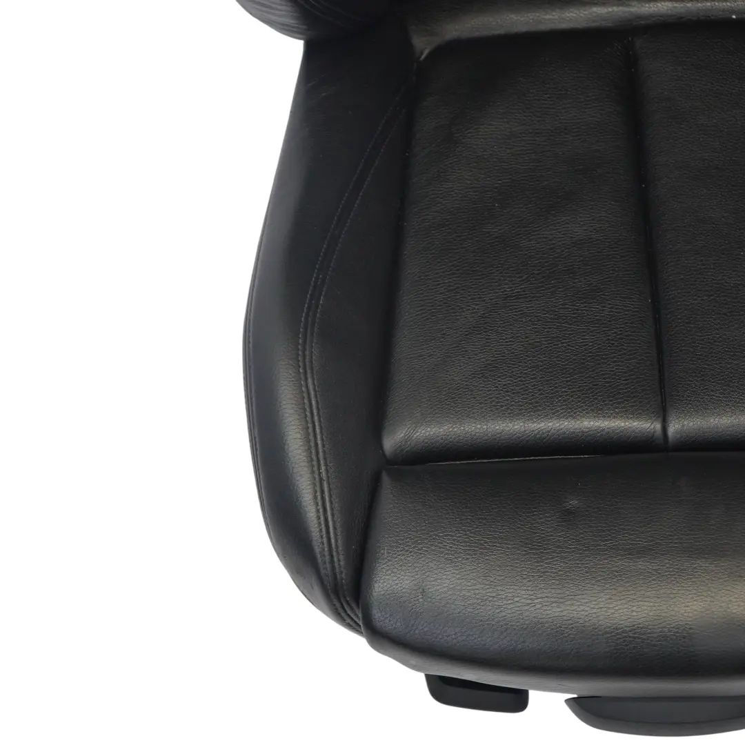 BMW F30 F31 LCI M Sport Seat Front Left N/S Black Leather Dakota Blue Stitching