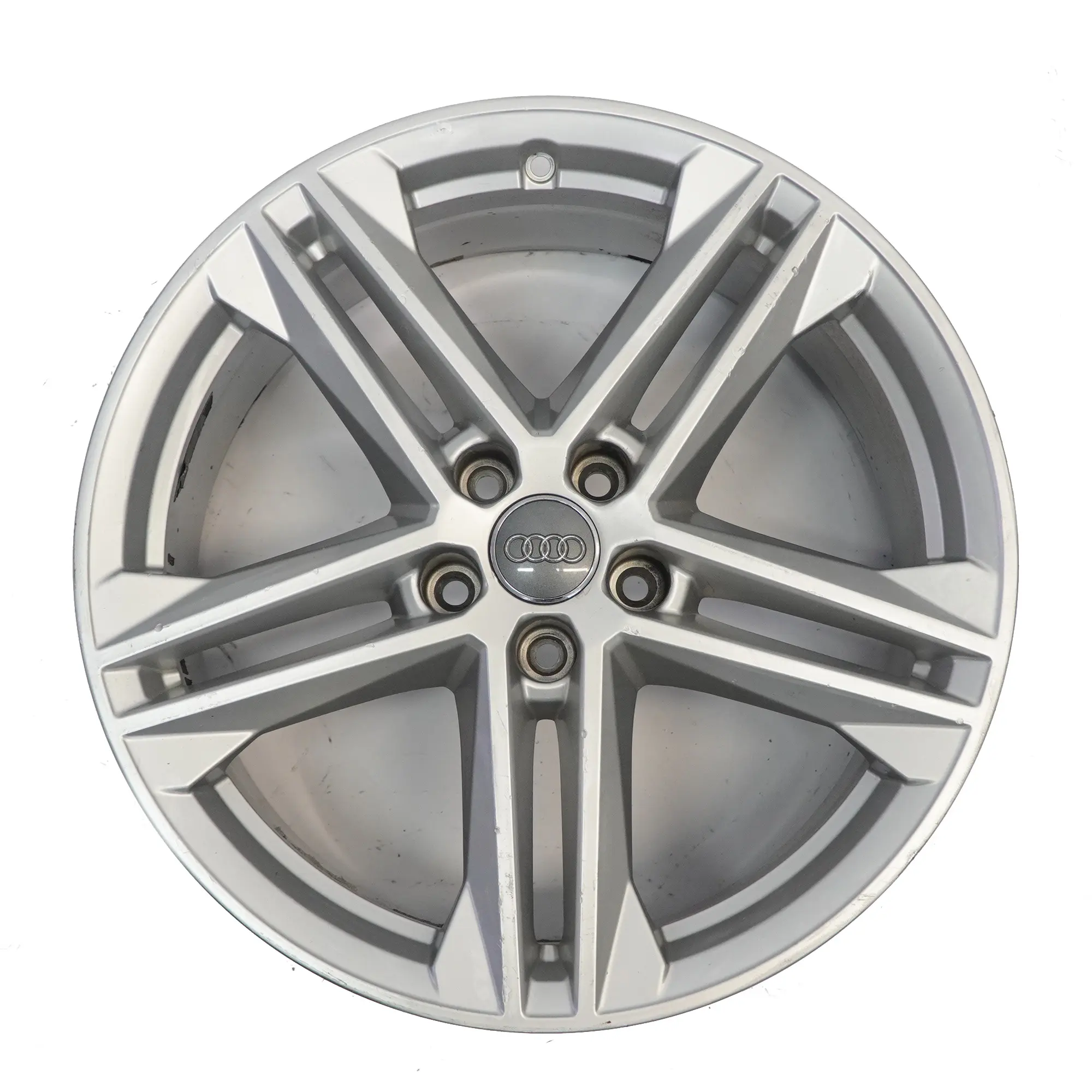 Audi Q5 FY S Line Silver Wheel Alloy Rim 19" 8J ET:39 Double Spoke 80A601025G