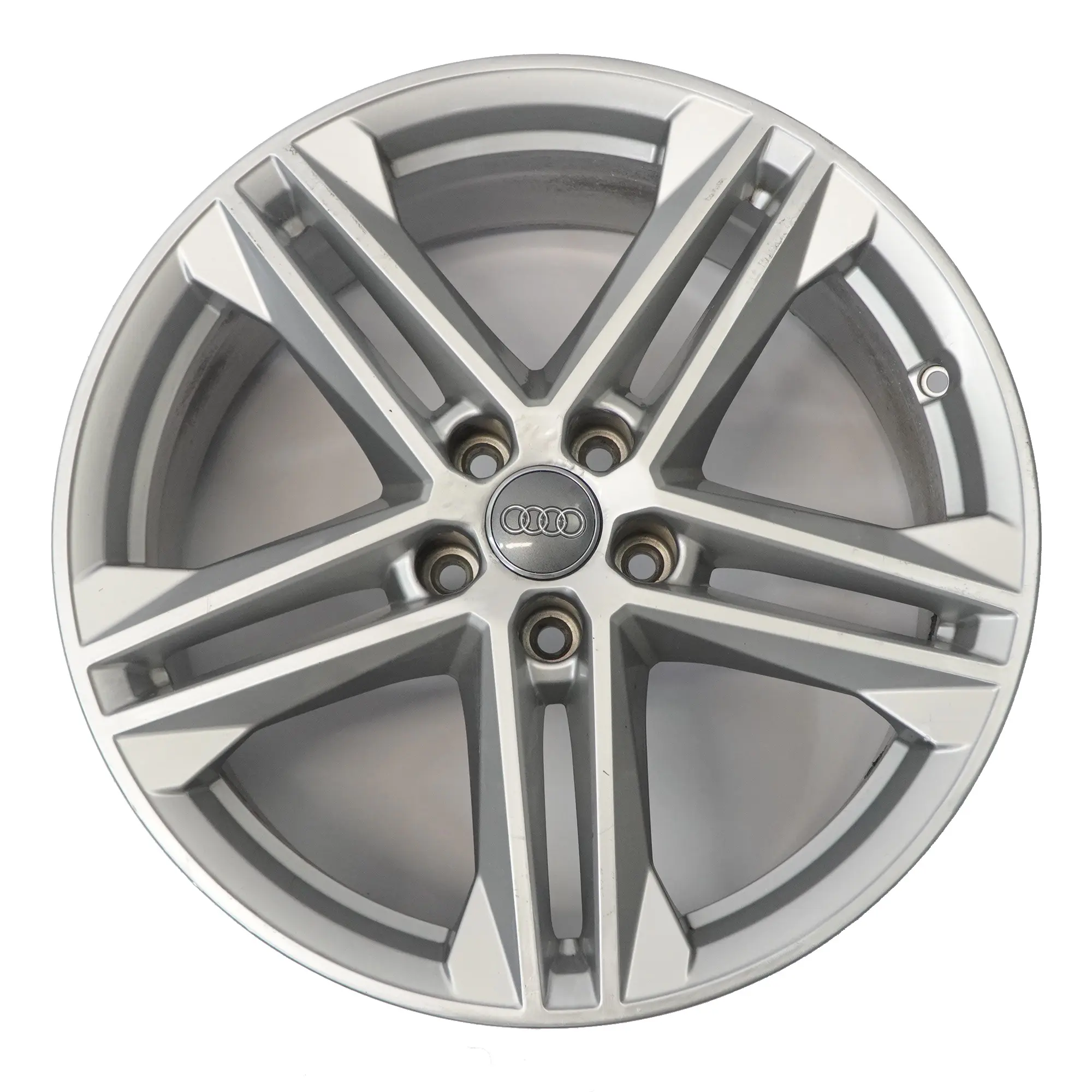 Audi Q5 FY S Line Silver Wheel Alloy Rim 19" 8J ET:39 Double Spoke 80A601025G