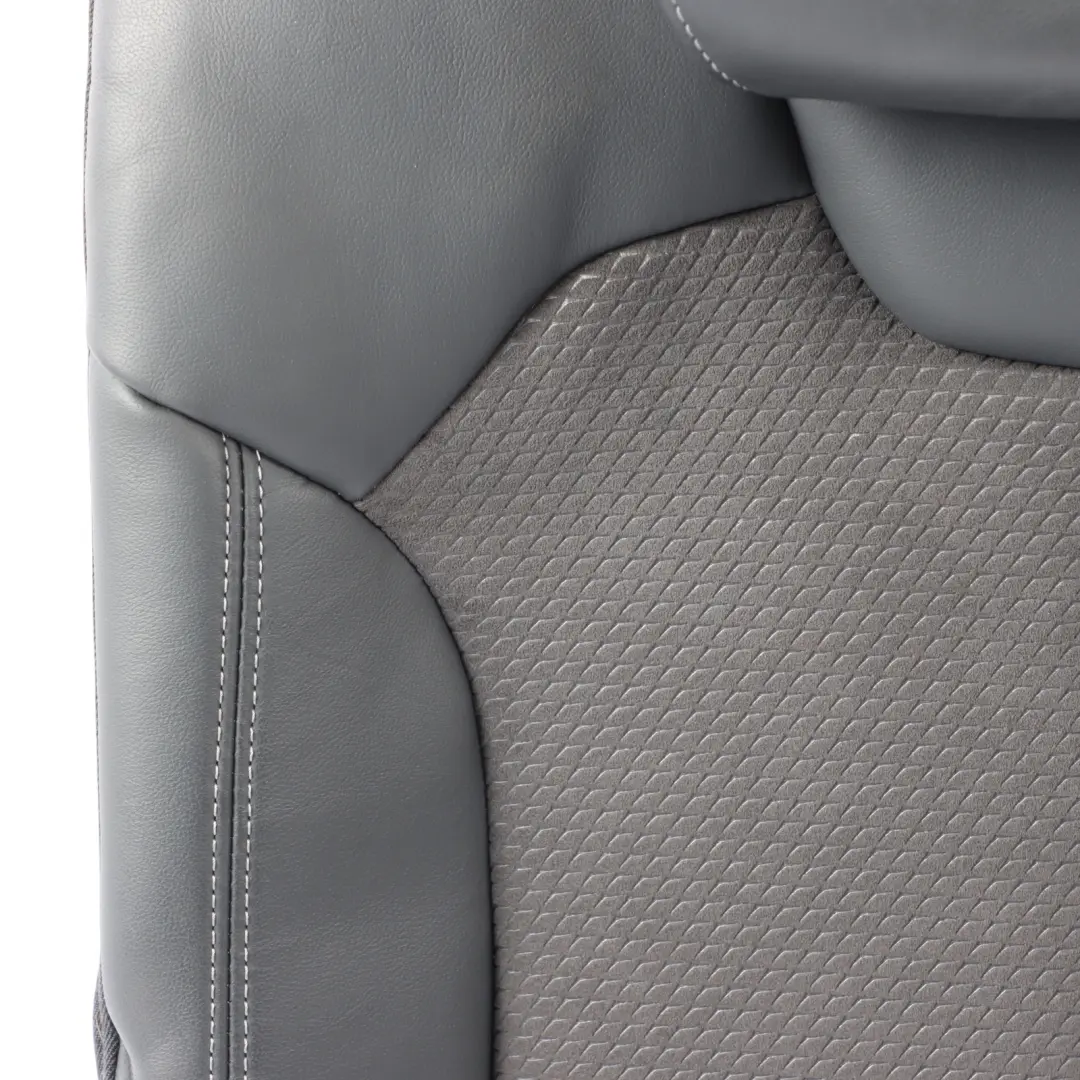 Audi Q5 FY Rear Right O/S Seat Backrest Half Leather Alcantara 80A885804M 