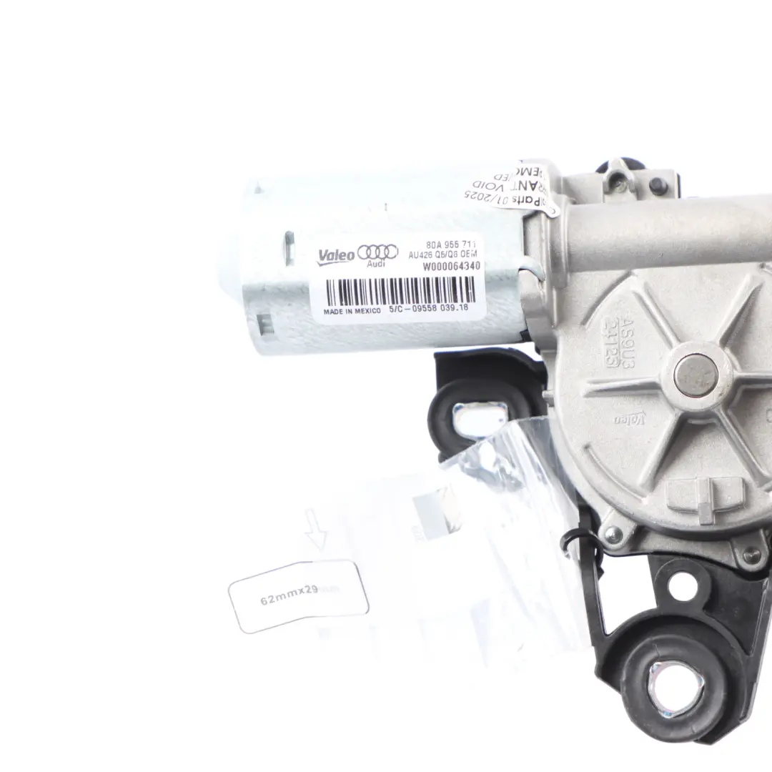 Audi Q5 FY Rear Hatch Tailgate Windscreen Wiper Motor 80A955711