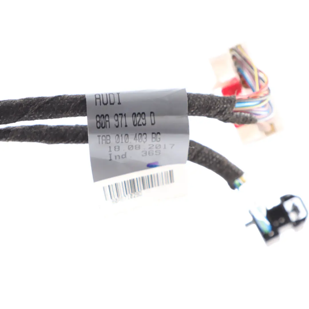 Audi Q5 FY Front Driver Side Door Wiring Harness Cable Loom 80A971029D