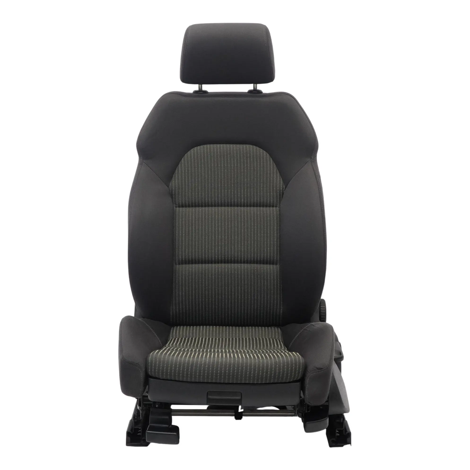 Audi A4 B7 Sport Asiento Delantero Izquierdo Tela Interior Panther Soul Negro