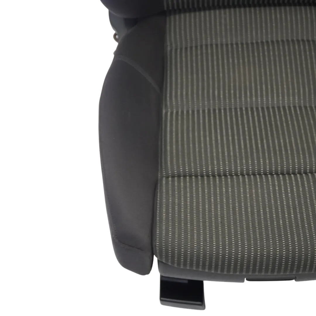 Audi A4 B7 Sport Asiento Delantero Izquierdo Tela Interior Panther Soul Negro