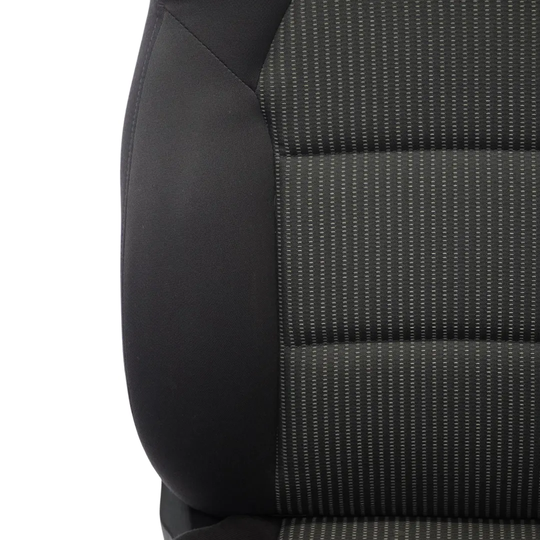 Audi A4 B7 Sport Asiento Delantero Izquierdo Tela Interior Panther Soul Negro