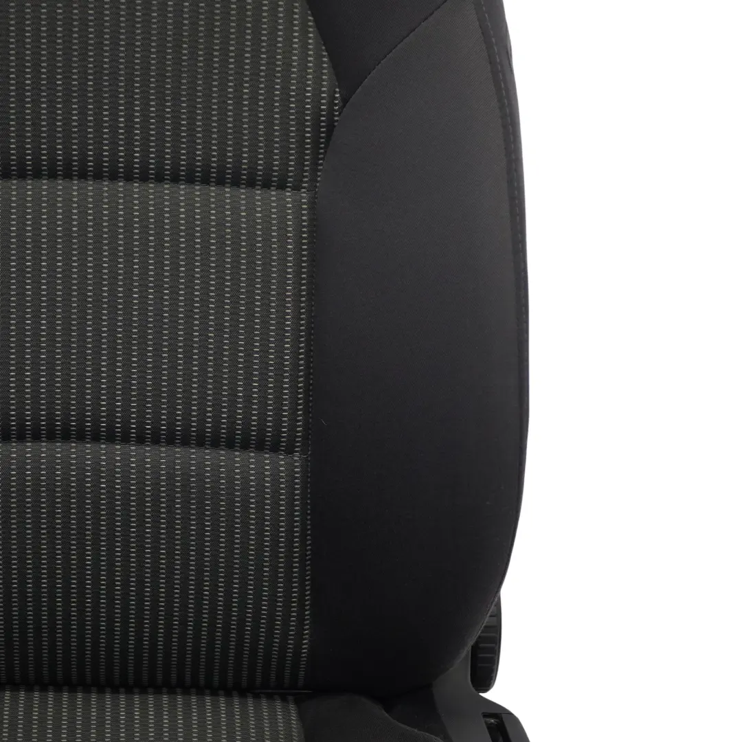 Audi A4 B7 Sport Asiento Delantero Izquierdo Tela Interior Panther Soul Negro