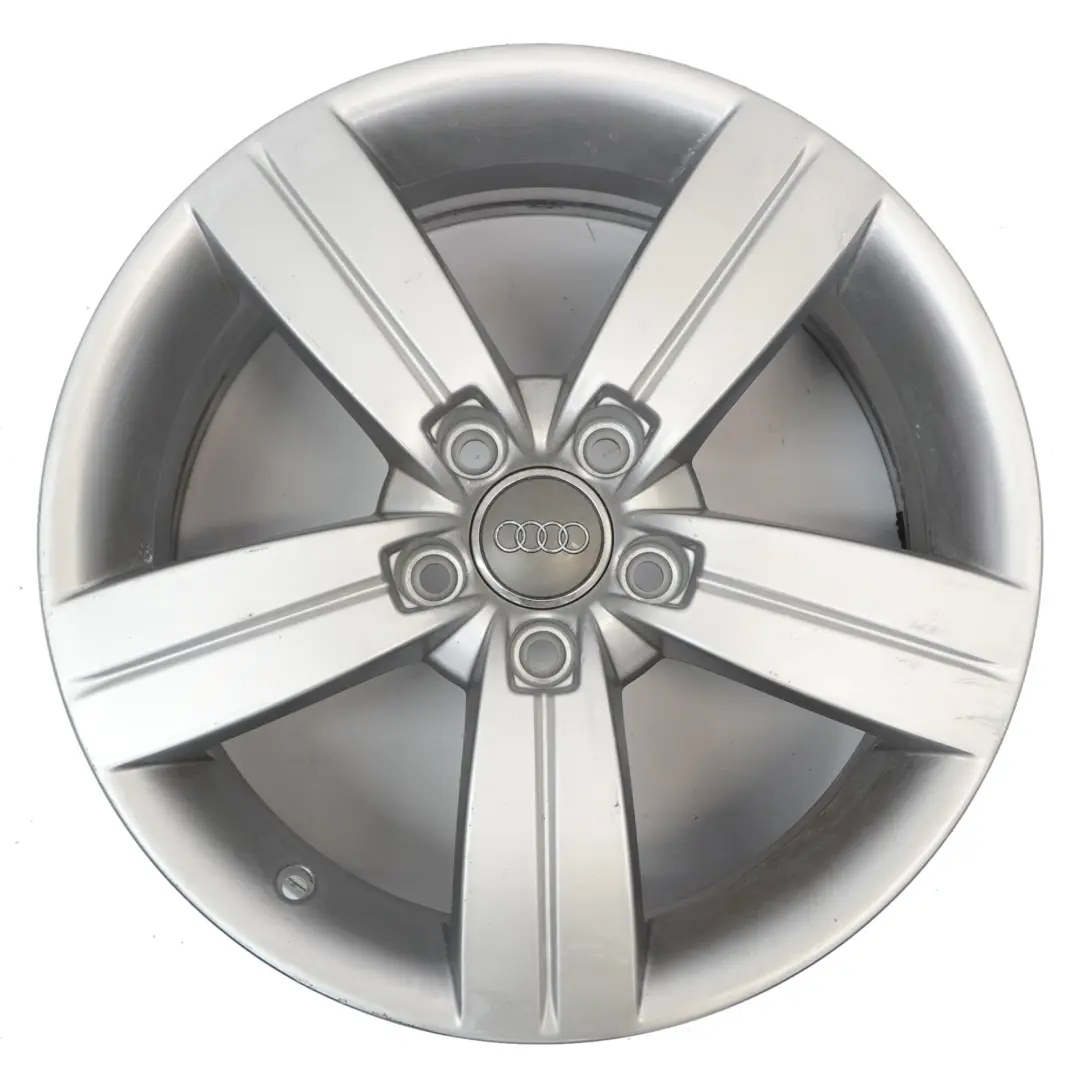 Audi TT Mk2 8J Srebrna Felga Aluminiowa 17" ET:47 8J Star Spoke 8J0601025C