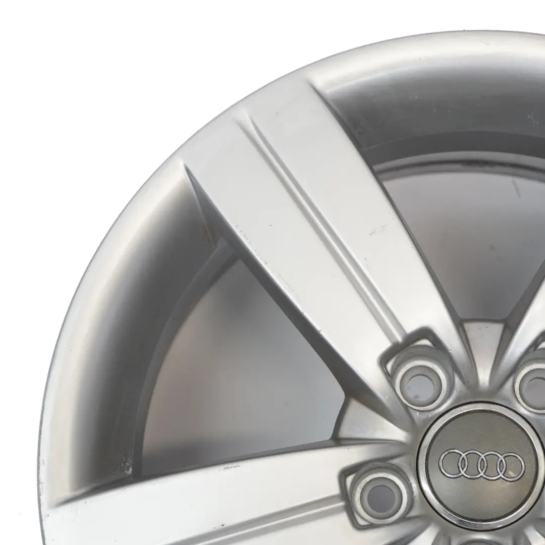 Audi TT Mk2 8J Srebrna Felga Aluminiowa 17" ET:47 8J Star Spoke 8J0601025C