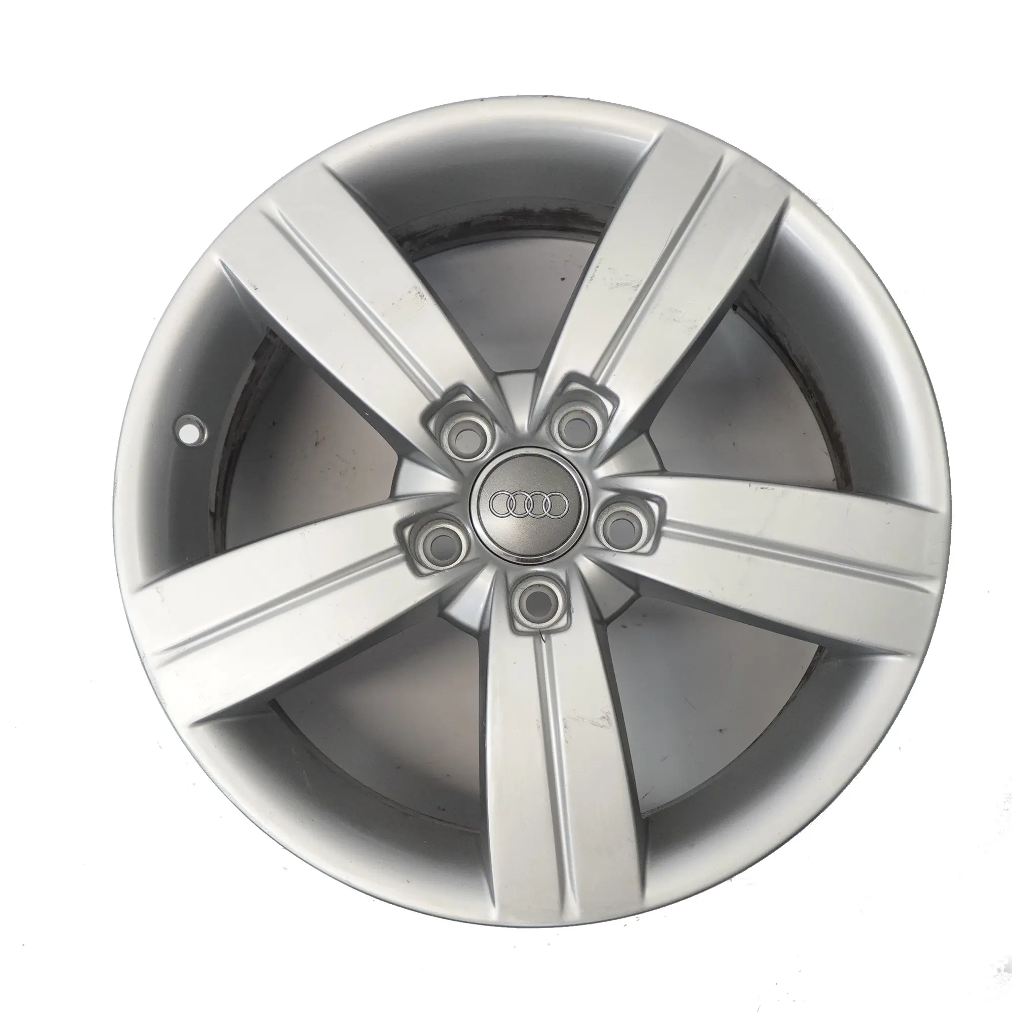 Audi TT Mk2 8J Silber Leichtmetallfelge 17" ET:47 8J Sternspeiche 8J0601025C