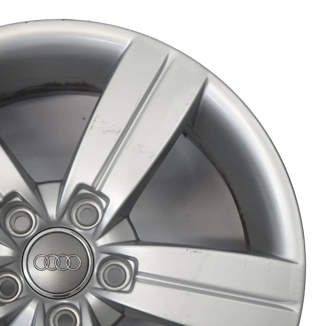 Audi TT Mk2 8J Silver Alloy Wheel Rim 17" ET:47 8J Star Spoke 8J0601025C