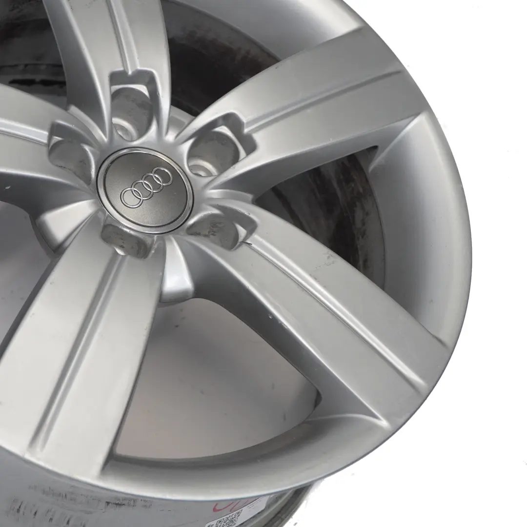 Audi TT Mk2 8J Silver Alloy Wheel Rim 17" ET:47 8J Star Spoke 8J0601025C