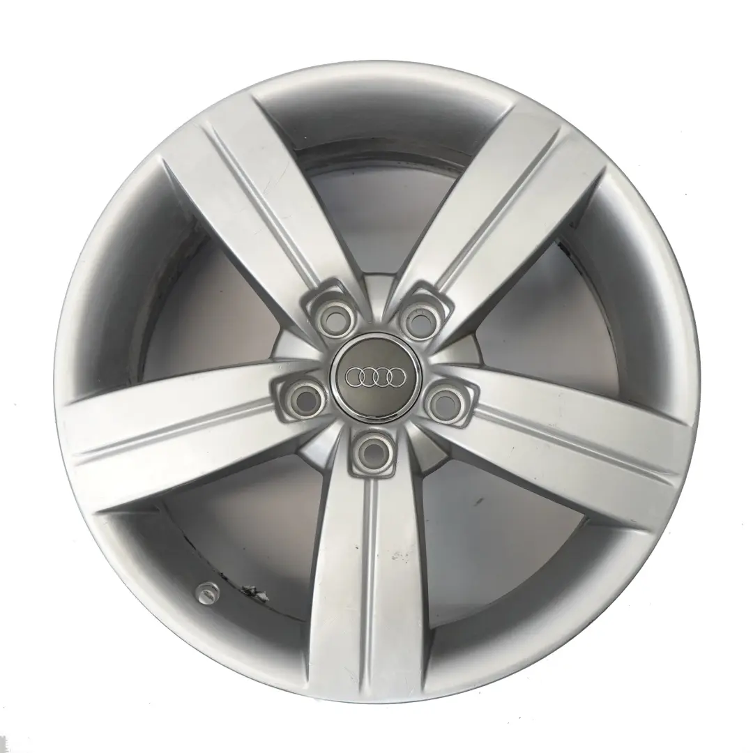 Audi TT Mk2 8J Silver Alloy Wheel Rim 17" ET:47 8J Star Spoke 8J0601025C