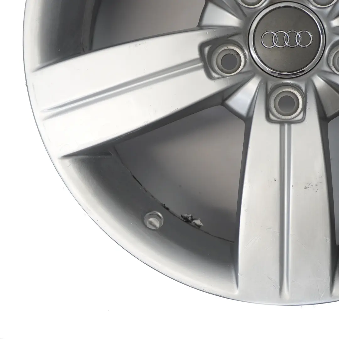 Audi TT Mk2 8J Silver Alloy Wheel Rim 17" ET:47 8J Star Spoke 8J0601025C