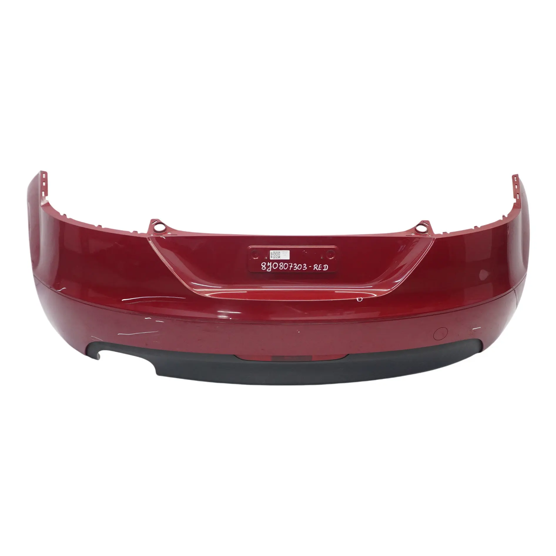 Audi TT 8J Rear Bumper Trim Panel Covering Individual Red Painted