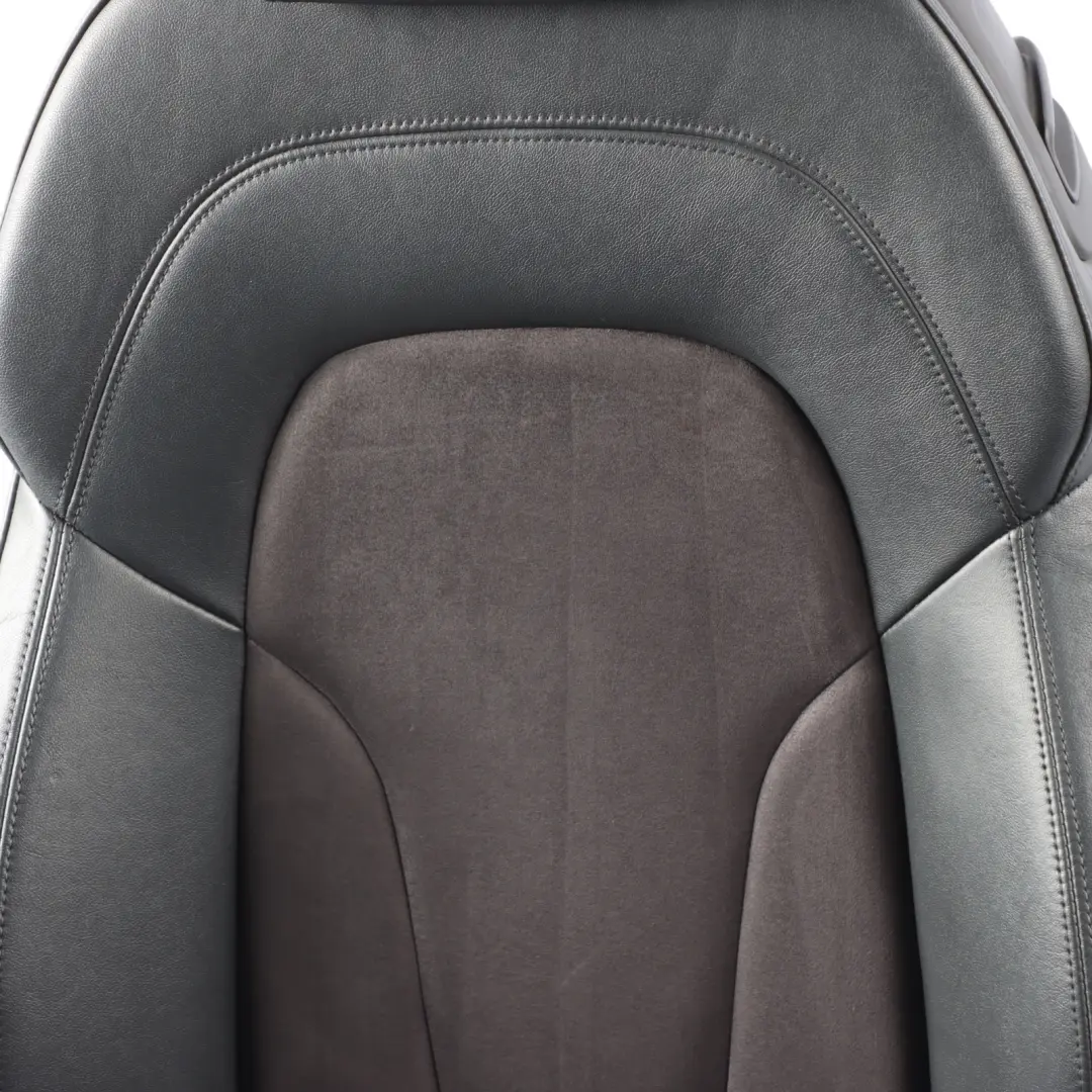 Audi TT 8J Coupe Sport Seat Front Left N/S Nappa Leather Alcantara Soul Black